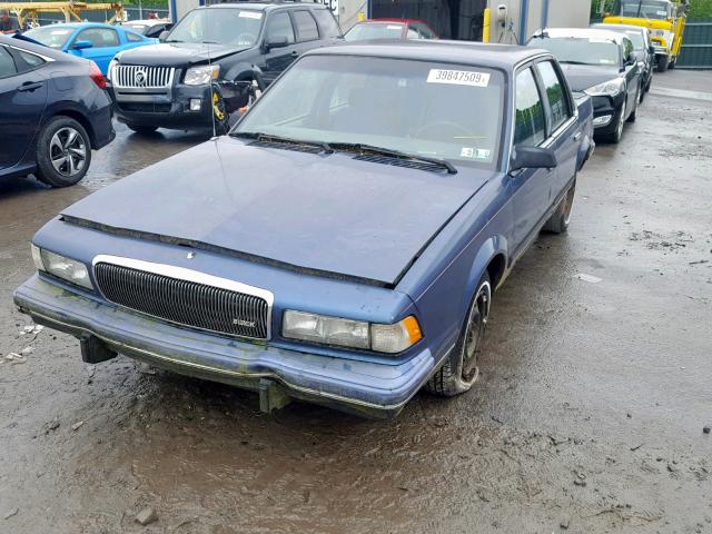 3G4AG55M6RS605487 - 1994 BUICK CENTURY SP BLUE photo 2