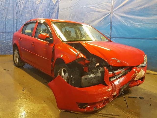 1G1AL55F077333623 - 2007 CHEVROLET COBALT LT RED photo 1