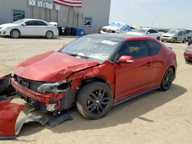 JTKJF5C74GJ025456 - 2016 TOYOTA SCION TC წითელი ფოტო 2