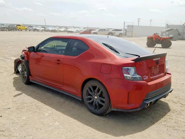 JTKJF5C74GJ025456 - 2016 TOYOTA SCION TC წითელი ფოტო 3