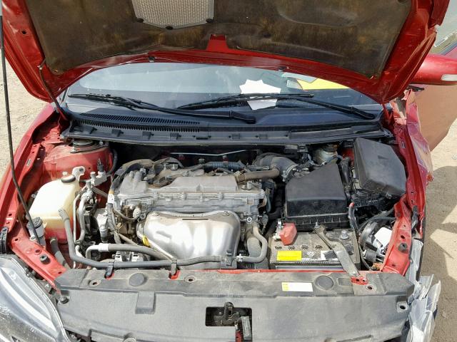 JTKJF5C74GJ025456 - 2016 TOYOTA SCION TC წითელი ფოტო 7
