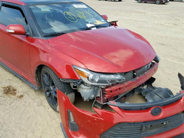 JTKJF5C74GJ025456 - 2016 TOYOTA SCION TC წითელი ფოტო 9