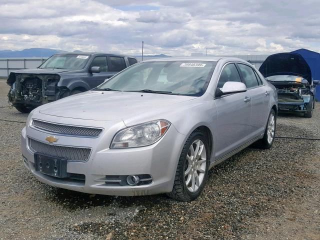 1G1ZE5EU7BF225204 - 2011 CHEVROLET MALIBU LTZ 银色 照片 2