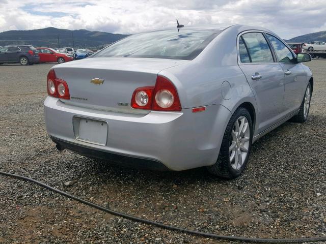 1G1ZE5EU7BF225204 - 2011 CHEVROLET MALIBU LTZ 银色 照片 4