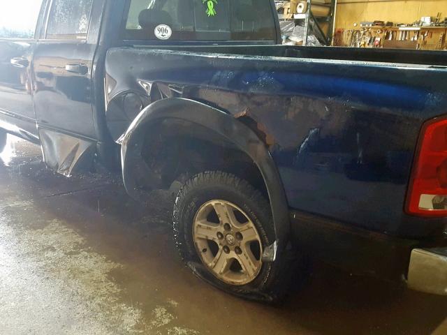 1D7HU18206S585409 - 2006 DODGE RAM 1500 S BLUE photo 10