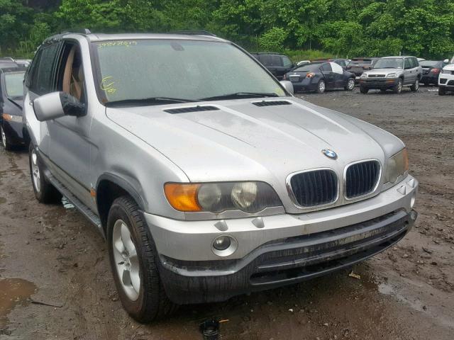 5UXFA53543LV99031 - 2003 BMW X5 3.0I SILVER photo 1