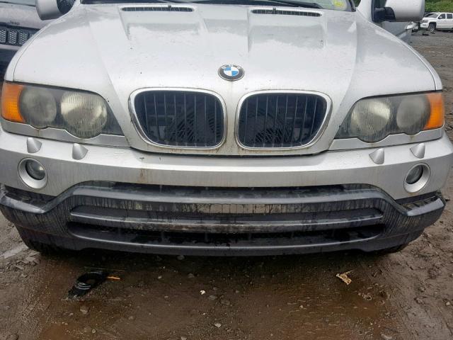 5UXFA53543LV99031 - 2003 BMW X5 3.0I SILVER photo 7