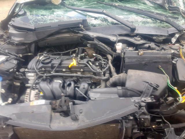 KNAFX4A84F5265675 - 2015 KIA FORTE EX BLACK photo 7