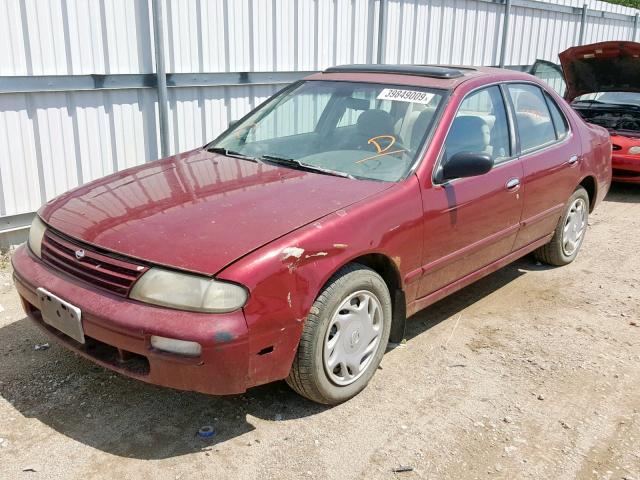 1N4BU31DXVC136065 - 1997 NISSAN ALTIMA XE MAROON photo 2