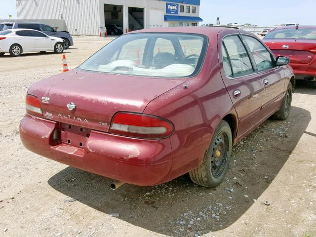 1N4BU31DXVC136065 - 1997 NISSAN ALTIMA XE MAROON photo 4