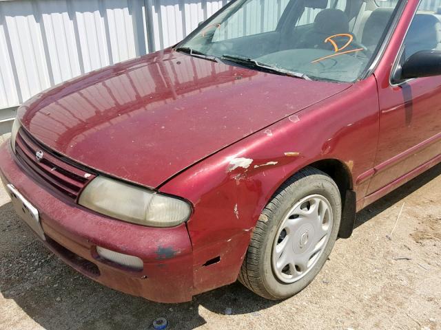 1N4BU31DXVC136065 - 1997 NISSAN ALTIMA XE MAROON photo 9