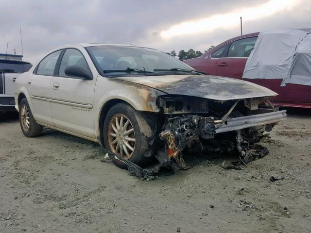 1C3EL56U01N527243 - 2001 CHRYSLER SEBRING LX WHITE photo 1