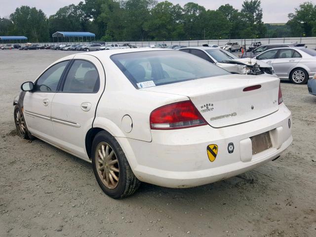 1C3EL56U01N527243 - 2001 CHRYSLER SEBRING LX WHITE photo 3