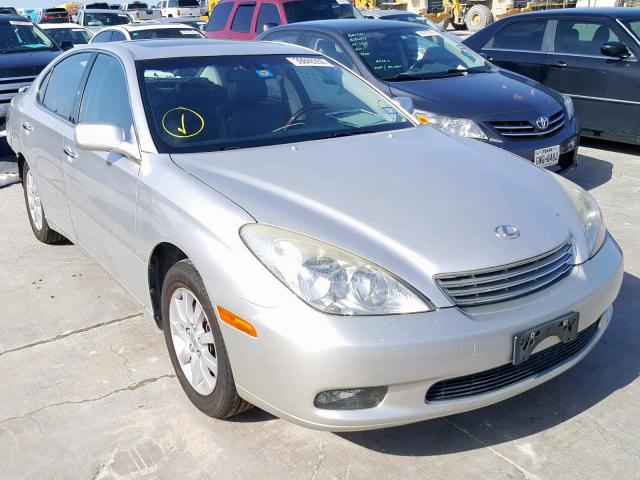 JTHBF30G130123251 - 2003 LEXUS ES 300 SILVER photo 1