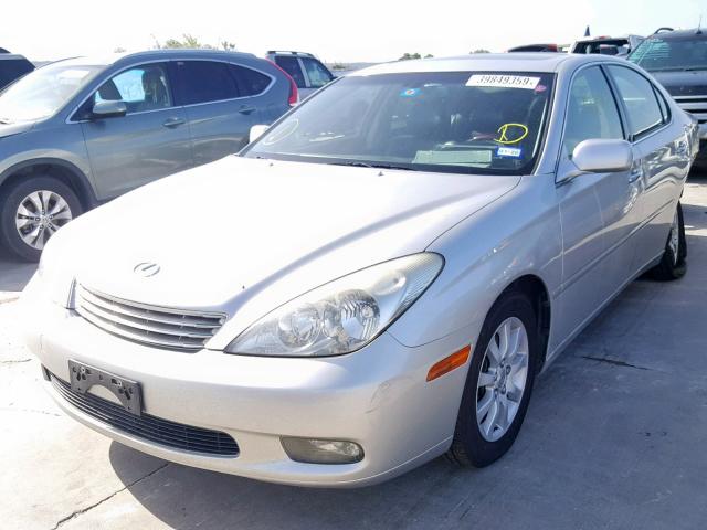 JTHBF30G130123251 - 2003 LEXUS ES 300 SILVER photo 2