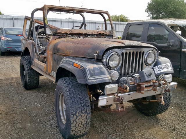 1JCCF87E8ET010310 - 1984 JEEP JEEP CJ7 BURGUNDY photo 1