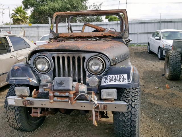 1JCCF87E8ET010310 - 1984 JEEP JEEP CJ7 BURGUNDY photo 9