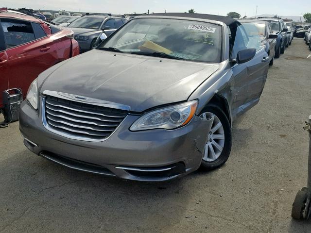 1C3BCBEB0CN218408 - 2012 CHRYSLER 200 TOURIN GRAY photo 2