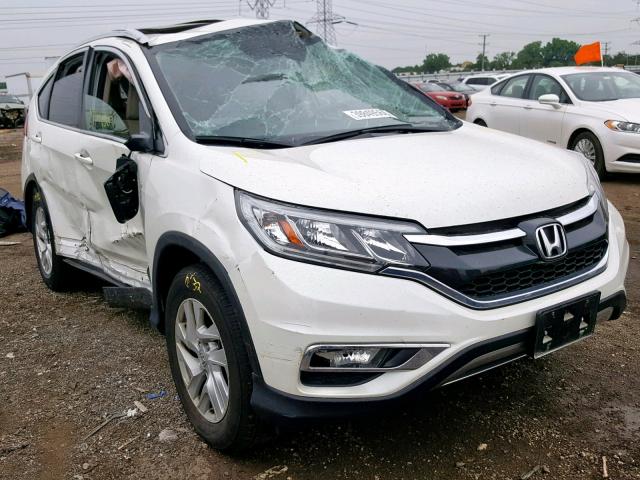 5J6RM4H7XGL033384 - 2016 HONDA CR-V EXL WHITE photo 1