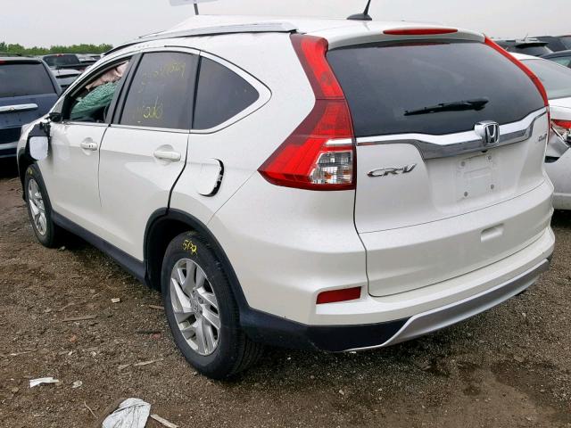 5J6RM4H7XGL033384 - 2016 HONDA CR-V EXL WHITE photo 3