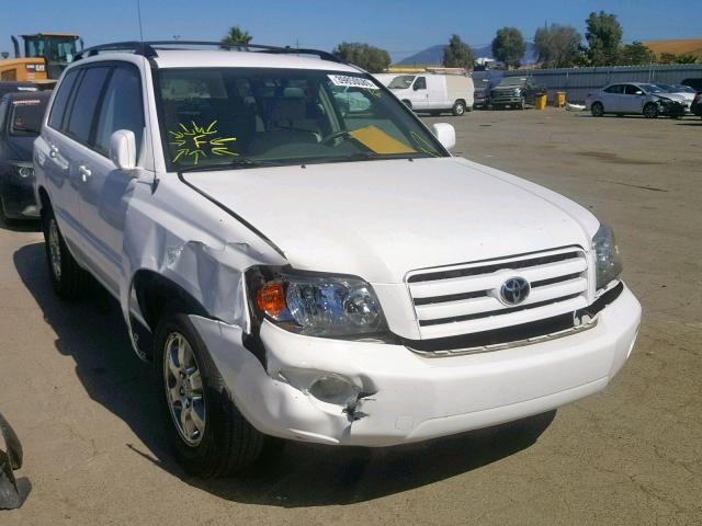 JTEDP21A040017558 - 2004 TOYOTA HIGHLANDER WHITE photo 1