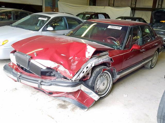 1G4CW53L5N1644833 - 1992 BUICK PARK AVENU BURGUNDY photo 2