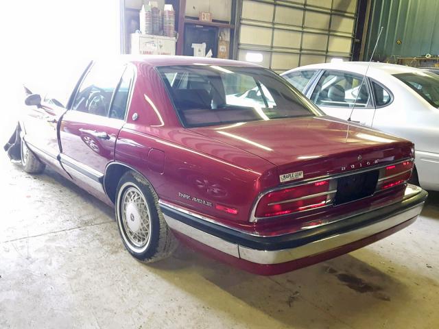 1G4CW53L5N1644833 - 1992 BUICK PARK AVENU BURGUNDY photo 3