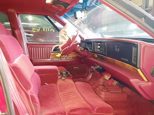 1G4CW53L5N1644833 - 1992 BUICK PARK AVENU BURGUNDY photo 5