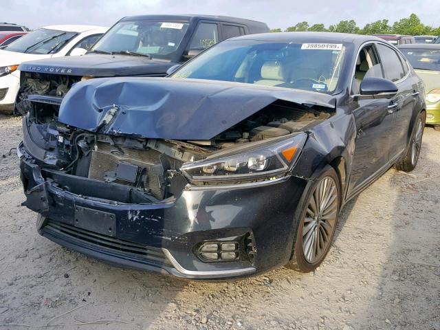 KNALC4J12J5097335 - 2018 KIA CADENZA LU BLUE photo 2