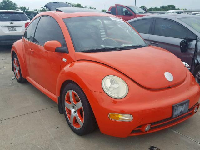 3VWCD21C52M448396 - 2002 VOLKSWAGEN NEW BEETLE ORANGE photo 1