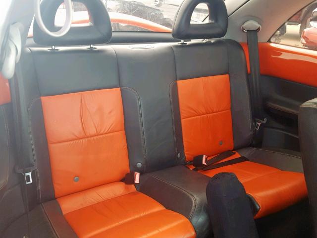 3VWCD21C52M448396 - 2002 VOLKSWAGEN NEW BEETLE ORANGE photo 6
