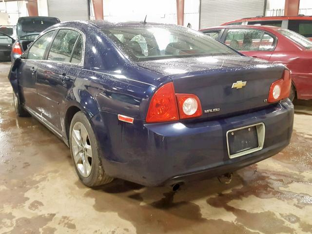 1G1ZH57BX9F222357 - 2009 CHEVROLET MALIBU 1LT 蓝色 照片 3