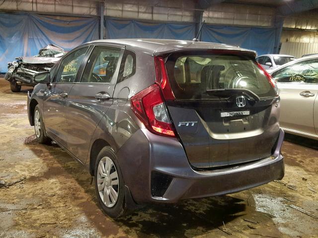 JHMGK5H50HS008474 - 2017 HONDA FIT LX BLACK photo 3