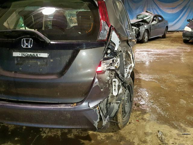 JHMGK5H50HS008474 - 2017 HONDA FIT LX BLACK photo 9