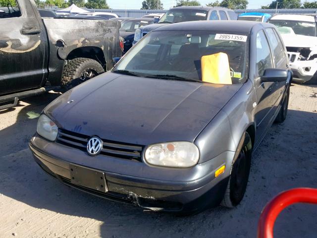 9BWFR61J554032197 - 2005 VOLKSWAGEN GOLF GL TD BLUE photo 2