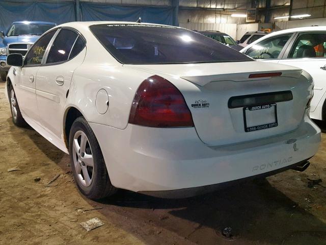 2G2WP552X71159608 - 2007 PONTIAC GRAND PRIX WHITE photo 3