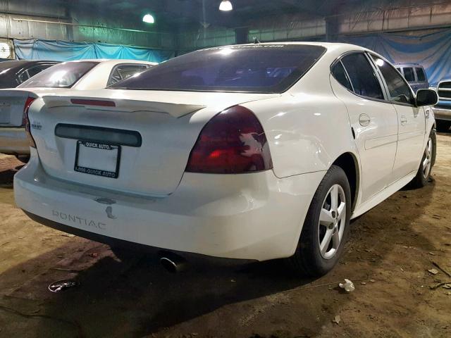 2G2WP552X71159608 - 2007 PONTIAC GRAND PRIX WHITE photo 4
