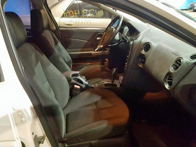 2G2WP552X71159608 - 2007 PONTIAC GRAND PRIX WHITE photo 5