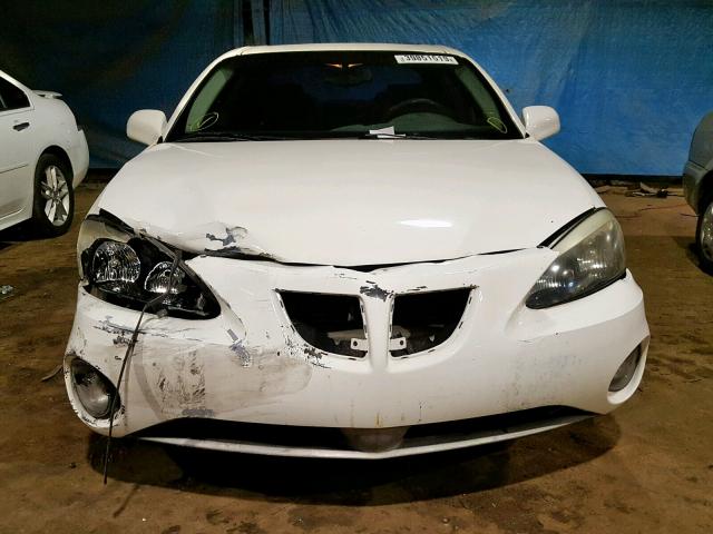 2G2WP552X71159608 - 2007 PONTIAC GRAND PRIX WHITE photo 9