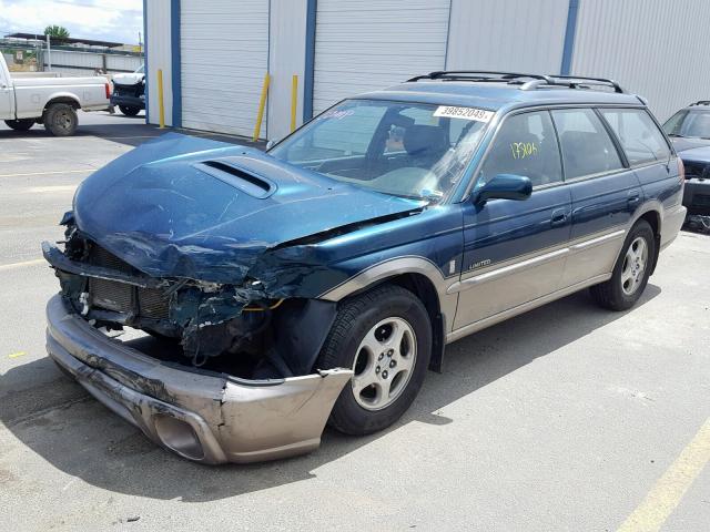 4S3BG6852W7640542 - 1998 SUBARU LEGACY 30T GREEN photo 2