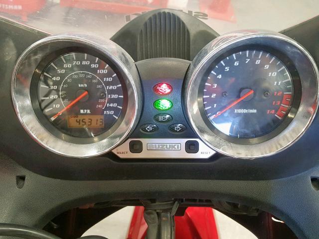 JS1GN7AA712100497 - 2001 SUZUKI GSF600 S RED photo 7