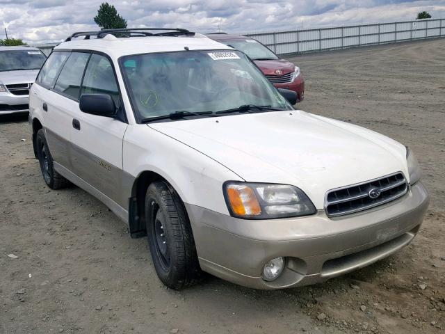 4S3BH665717617119 - 2001 SUBARU LEGACY OUT WHITE photo 1