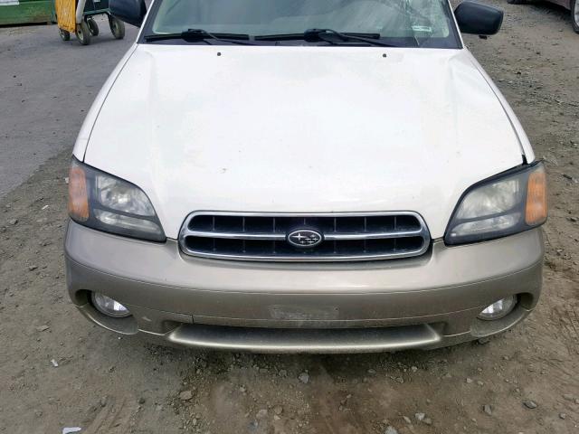 4S3BH665717617119 - 2001 SUBARU LEGACY OUT WHITE photo 7