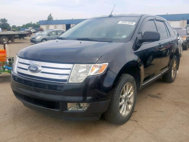 2FMDK38C09BA41988 - 2009 FORD EDGE SEL BLACK photo 2