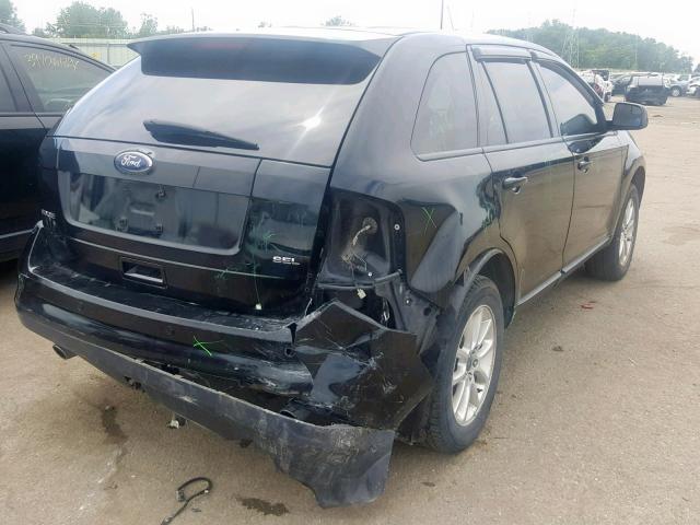 2FMDK38C09BA41988 - 2009 FORD EDGE SEL BLACK photo 4