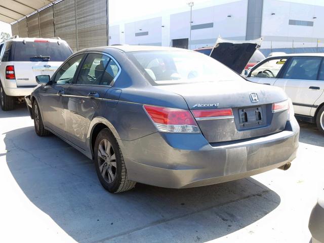 1HGCP2F48BA035673 - 2011 HONDA ACCORD LXP GRAY photo 3