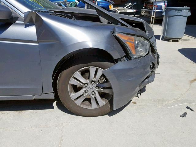 1HGCP2F48BA035673 - 2011 HONDA ACCORD LXP GRAY photo 9