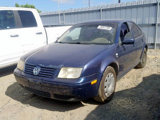 3VWRK69M72M084079 - 2002 VOLKSWAGEN JETTA GL BLUE photo 2