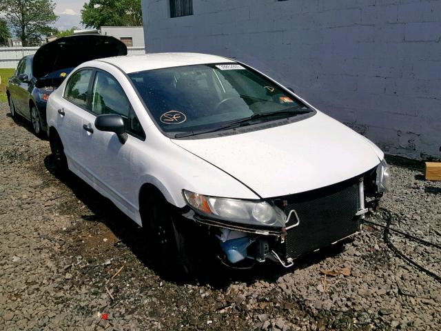 2HGFA163X9H337932 - 2009 HONDA CIVIC VP WHITE photo 1