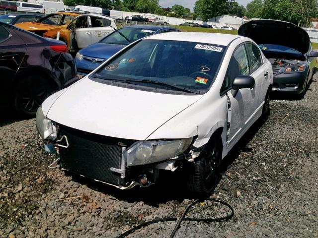 2HGFA163X9H337932 - 2009 HONDA CIVIC VP WHITE photo 2